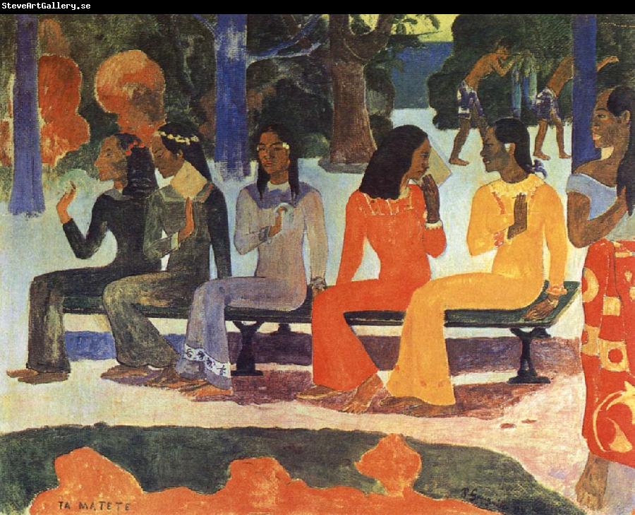Paul Gauguin We Shall not go to market Today